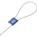 Cambridge Security Seals Global Industrial„¢ Metal Cable Seal, 1/16"x12"L, Blue, 50/Pack CBL20905